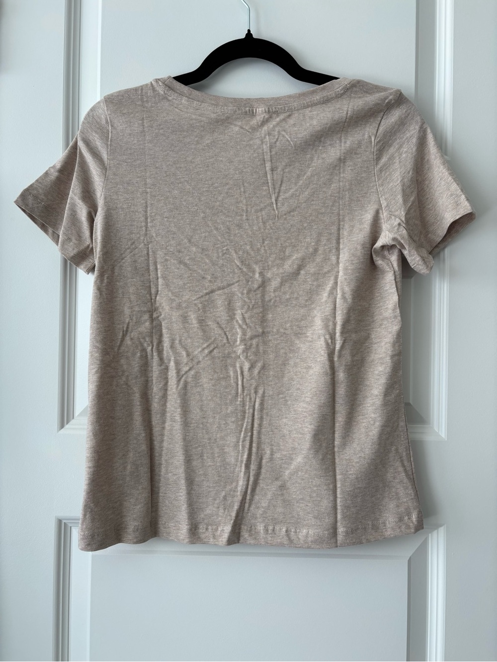 Pact Organic Cotton Beige Scoop Neck Short Sleeve T-Shirt Size XS - Picture 4 of 9